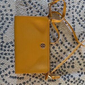 Tory Burch Mustard Crossbody Bag